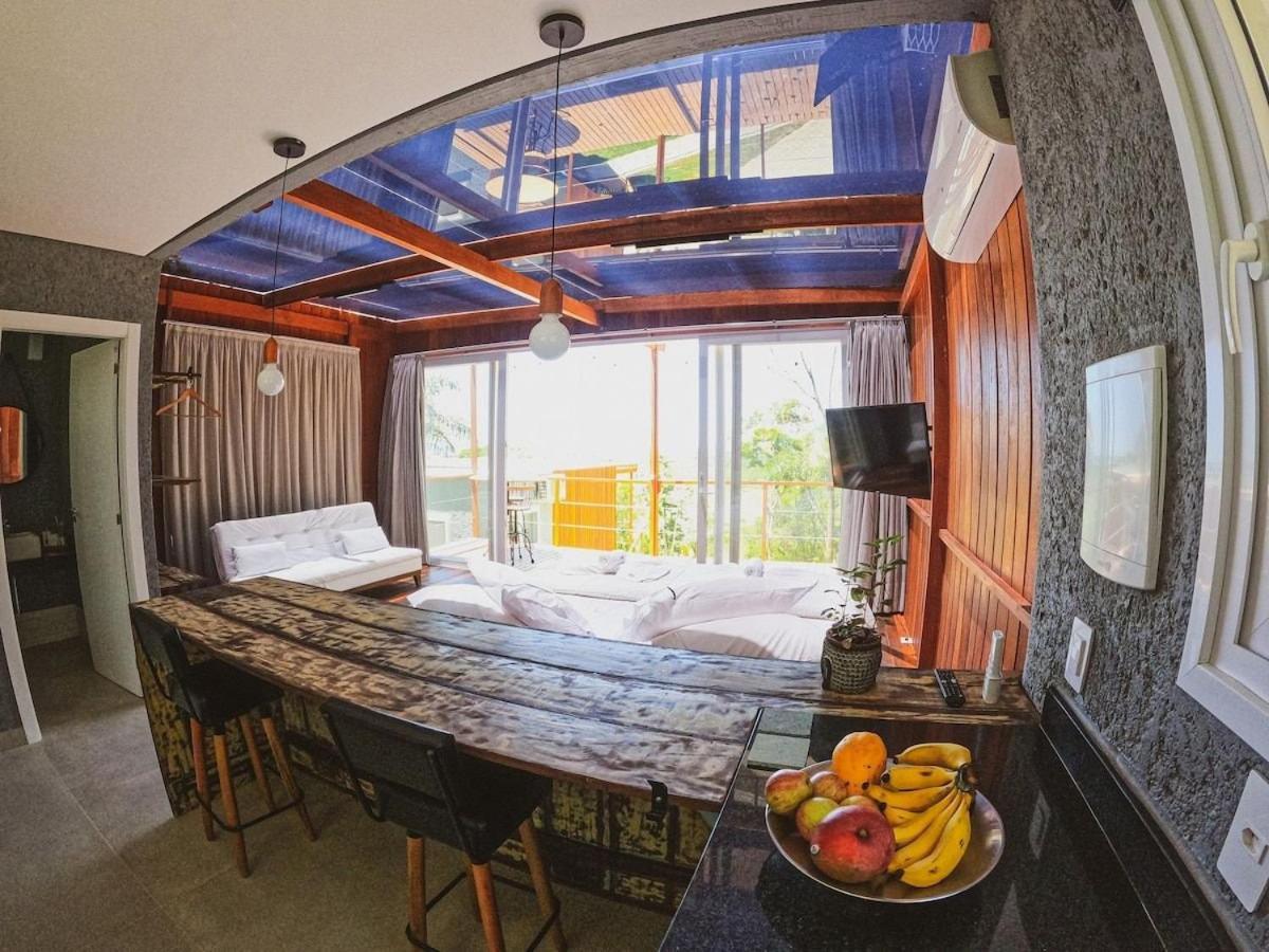 Вилла Casa De Vidro Alto Padrao - Hospedar Com Proposito Флорианополис Экстерьер фото