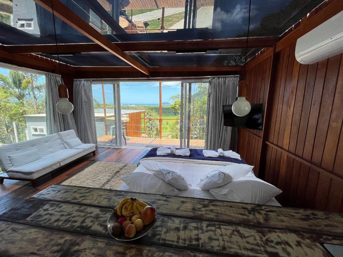 Вилла Casa De Vidro Alto Padrao - Hospedar Com Proposito Флорианополис Экстерьер фото