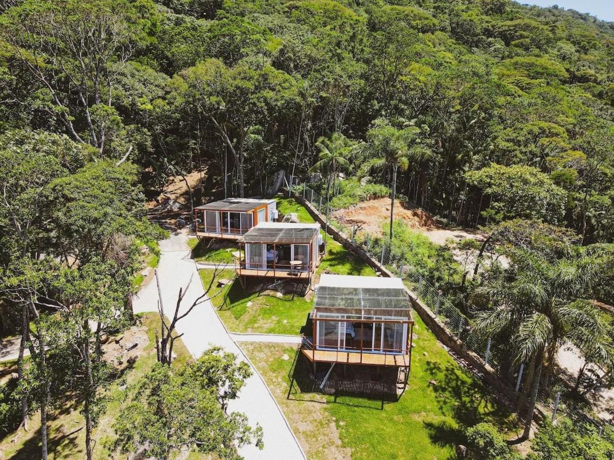 Вилла Casa De Vidro Alto Padrao - Hospedar Com Proposito Флорианополис Экстерьер фото