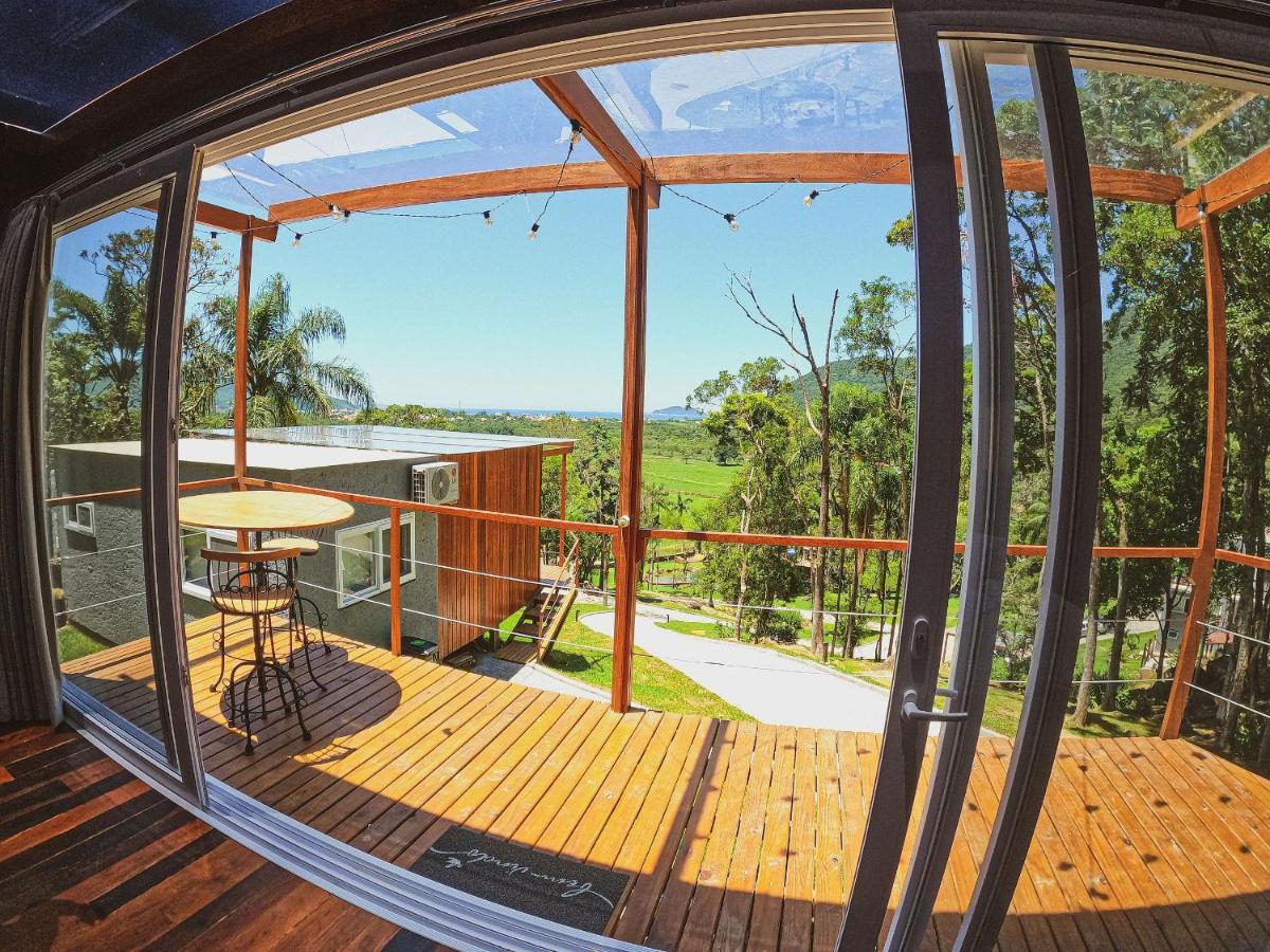 Вилла Casa De Vidro Alto Padrao - Hospedar Com Proposito Флорианополис Экстерьер фото