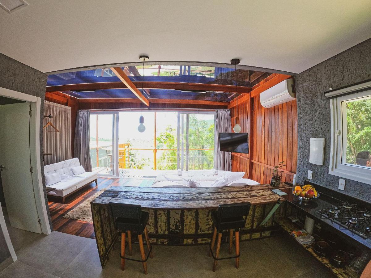 Вилла Casa De Vidro Alto Padrao - Hospedar Com Proposito Флорианополис Экстерьер фото