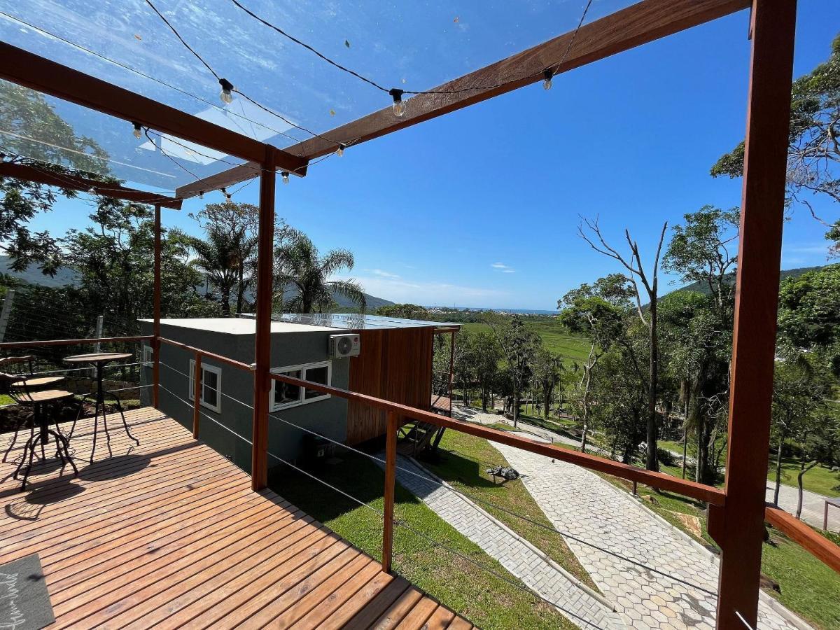 Вилла Casa De Vidro Alto Padrao - Hospedar Com Proposito Флорианополис Экстерьер фото