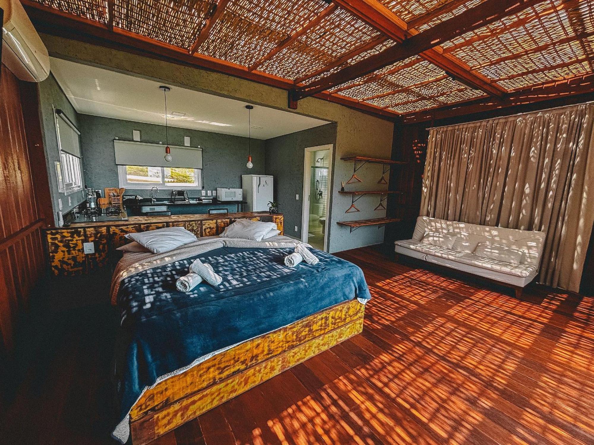 Вилла Casa De Vidro Alto Padrao - Hospedar Com Proposito Флорианополис Экстерьер фото