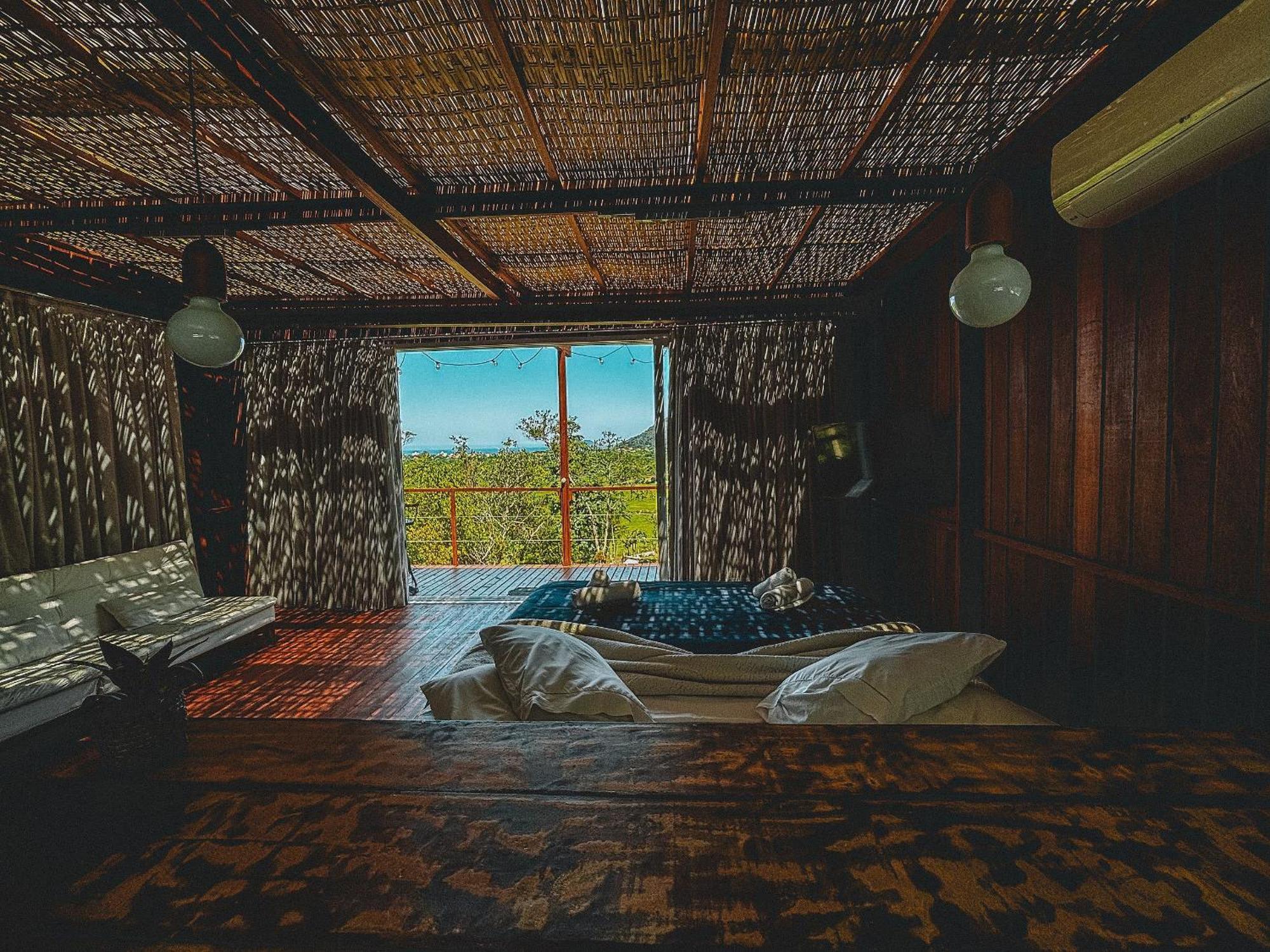 Вилла Casa De Vidro Alto Padrao - Hospedar Com Proposito Флорианополис Экстерьер фото